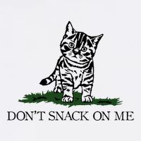 DonT Snack On Me Yellow Cat TheyRe Eating Pets Funny Trump Tank Top