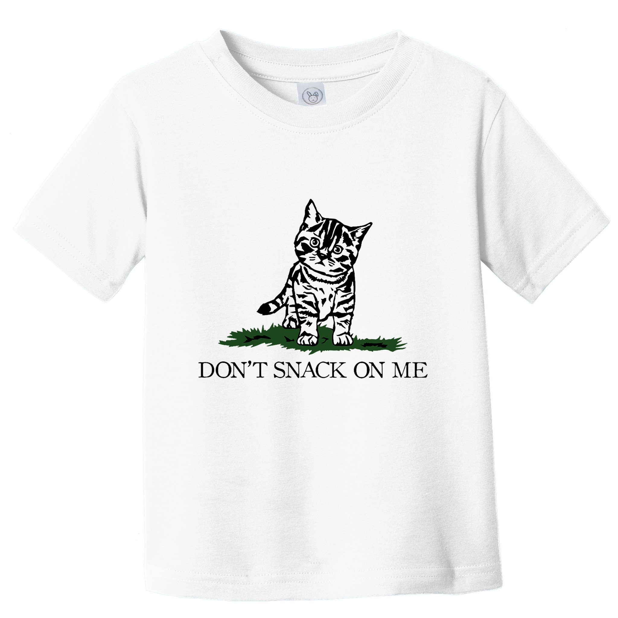 DonT Snack On Me Yellow Cat TheyRe Eating Pets Funny Trump Toddler T-Shirt