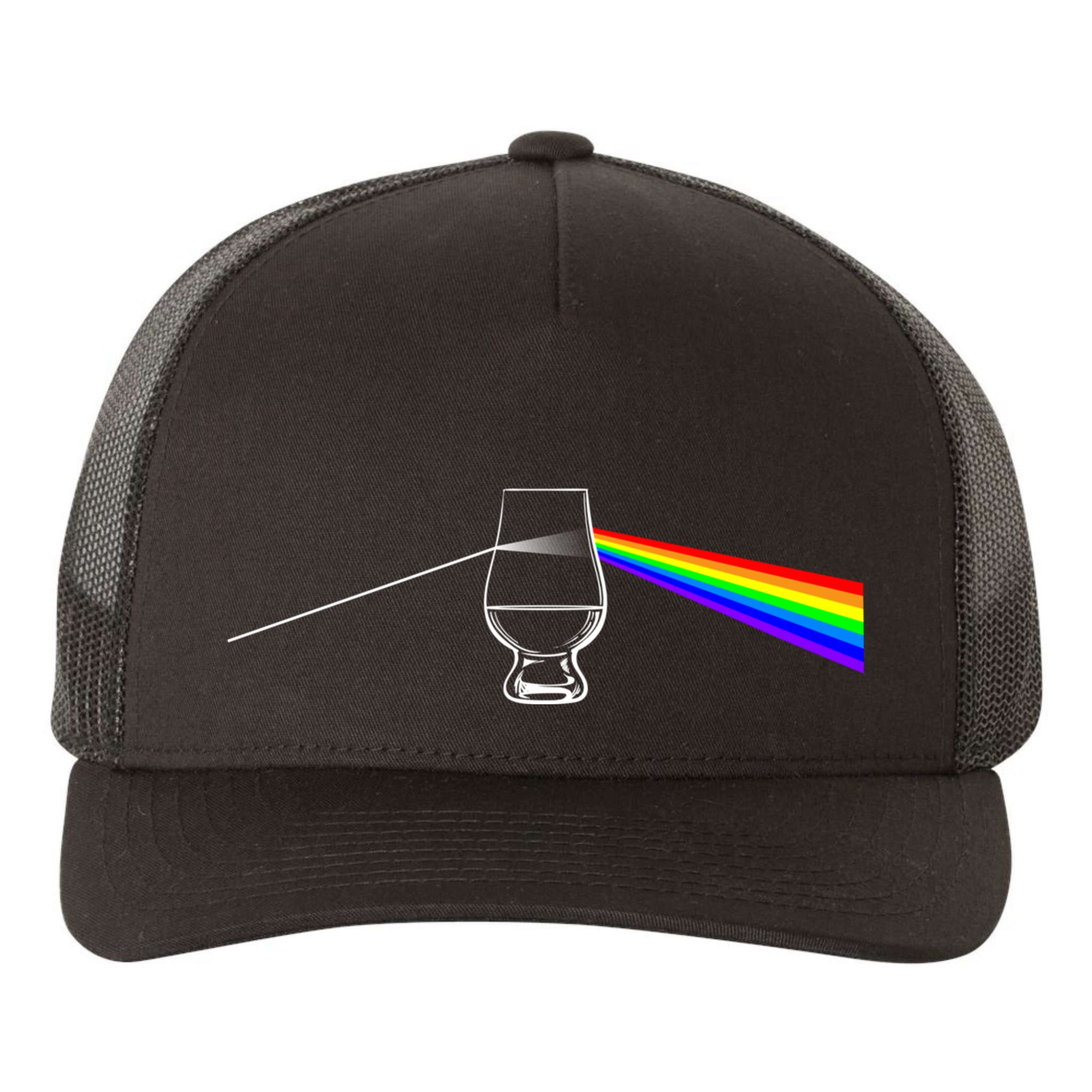 Dark Side Of The Glen Whiskey Bourbon Lover Drinker Yupoong Adult 5-Panel Trucker Hat
