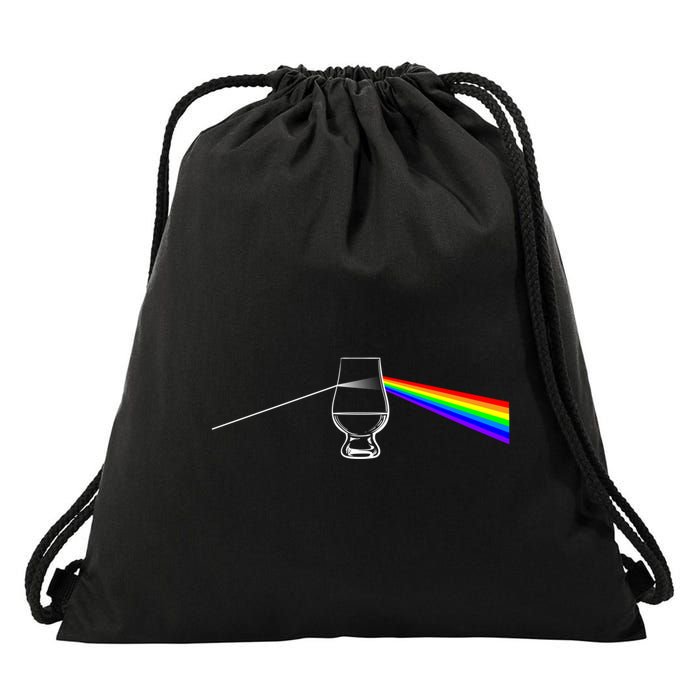Dark Side Of The Glen Whiskey Bourbon Lover Drinker Drawstring Bag