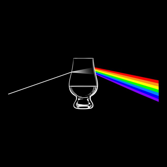 Dark Side Of The Glen Whiskey Bourbon Lover Drinker Drawstring Bag