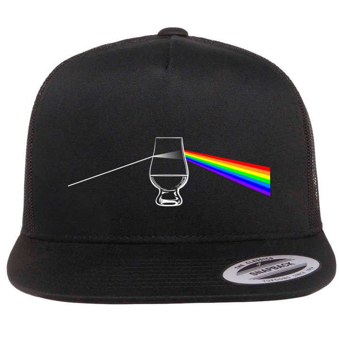 Dark Side Of The Glen Whiskey Bourbon Lover Drinker Flat Bill Trucker Hat