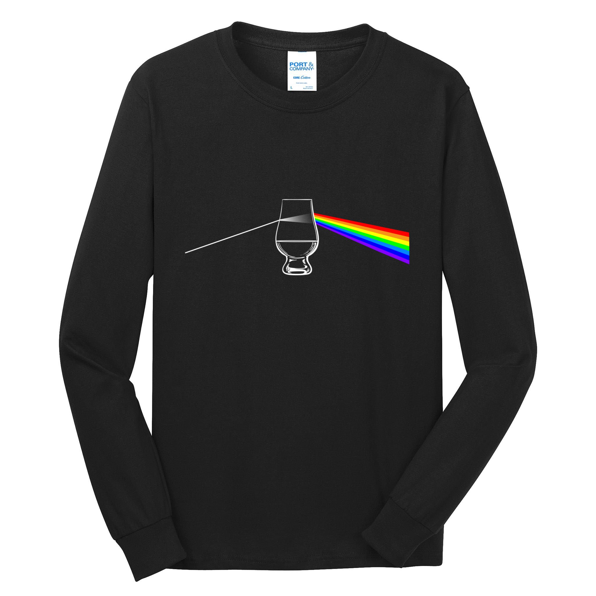 Dark Side Of The Glen Whiskey Bourbon Lover Drinker Tall Long Sleeve T-Shirt