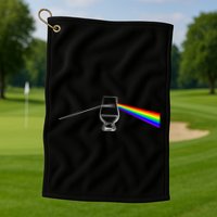 Dark Side Of The Glen Whiskey Bourbon Lover Drinker Golf Towel