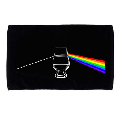 Dark Side Of The Glen Whiskey Bourbon Lover Drinker Microfiber Hand Towel