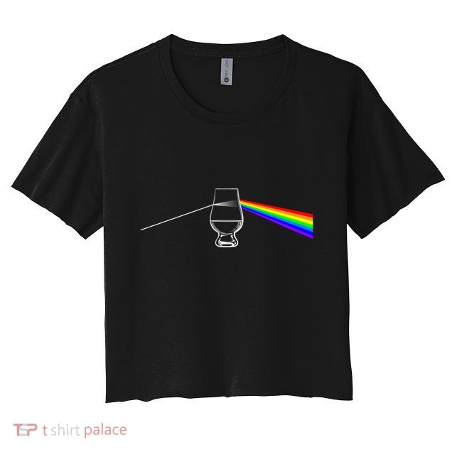 Dark Side Of The Glen Whiskey Bourbon Lover Drinker Crop Top