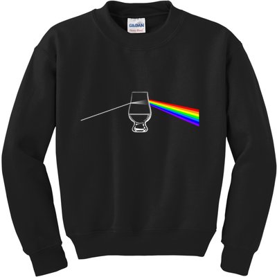 Dark Side Of The Glen Whiskey Bourbon Lover Drinker Kids Sweatshirt