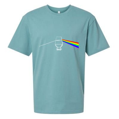 Dark Side Of The Glen Whiskey Bourbon Lover Drinker Sueded Cloud Jersey T-Shirt