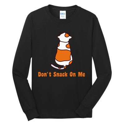 DonT Snack On Me Immigrants Not Eating Pets Cats Kamala 24 Tall Long Sleeve T-Shirt