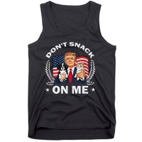 DonT Snack On Me Funny Cat Donald Trump Make Cat Safe Again Tank Top