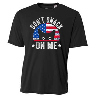 DonT Snack On Me Funny Cat Meme Cooling Performance Crew T-Shirt