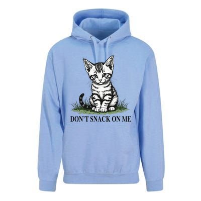 DonT Snack On Me Funny Cat Eating Dogs Cats Unisex Surf Hoodie