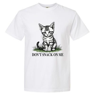 DonT Snack On Me Funny Cat Eating Dogs Cats Garment-Dyed Heavyweight T-Shirt