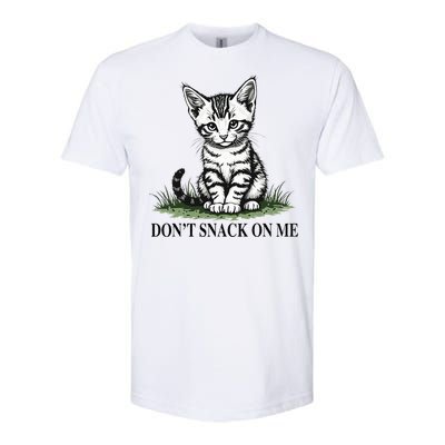 DonT Snack On Me Funny Cat Eating Dogs Cats Softstyle CVC T-Shirt