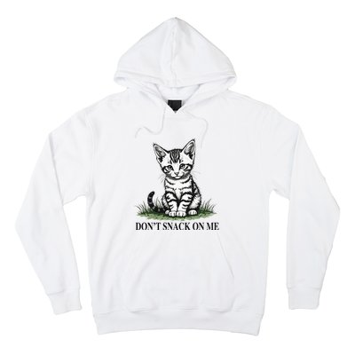 DonT Snack On Me Funny Cat Eating Dogs Cats Hoodie