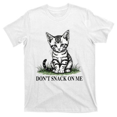 DonT Snack On Me Funny Cat Eating Dogs Cats T-Shirt