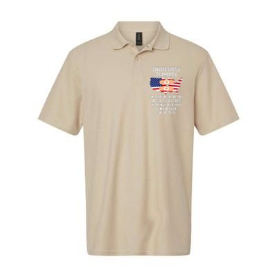 Divided States Of America Softstyle Adult Sport Polo