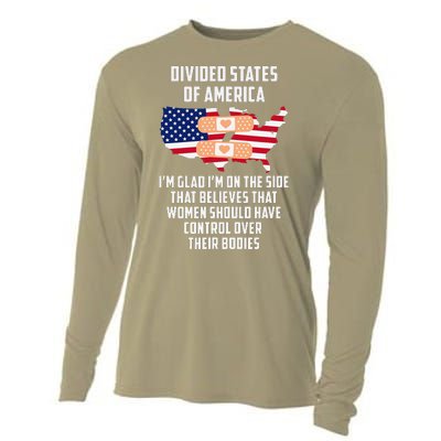 Divided States Of America Cooling Performance Long Sleeve Crew