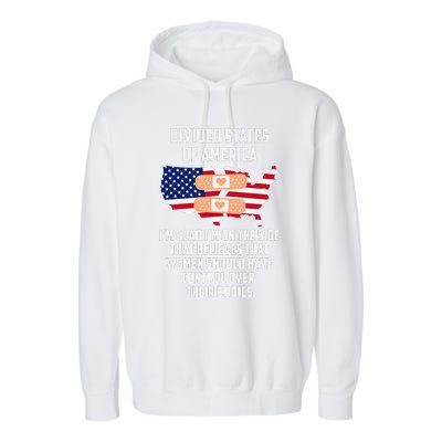 Divided States Of America Garment-Dyed Fleece Hoodie