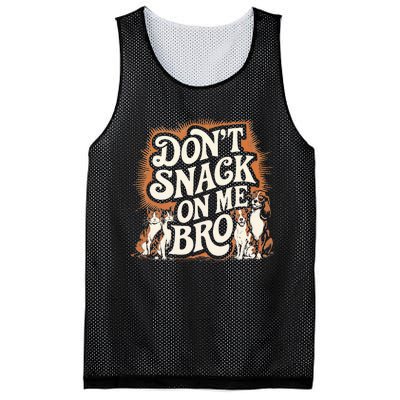 DonT Snack On Me Bro Pet Dog Mesh Reversible Basketball Jersey Tank