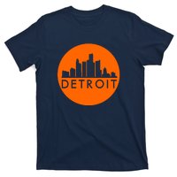 Detroit Simple Orange Logo T-Shirt