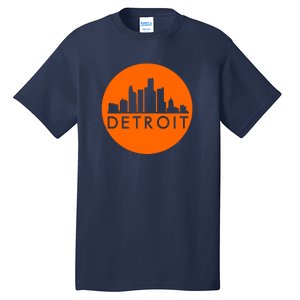 Detroit Simple Orange Logo Tall T-Shirt