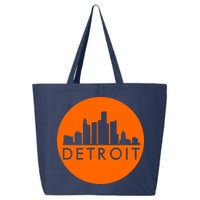 Detroit Simple Orange Logo 25L Jumbo Tote