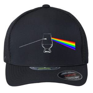 Dark Side Of The Glen Whiskey Bourbon Lover Drinker Flexfit Unipanel Trucker Cap