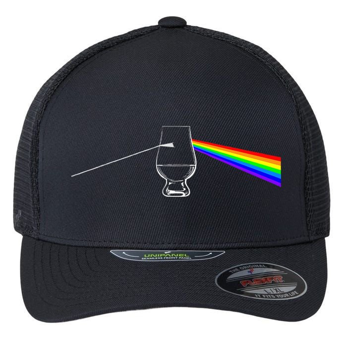 Dark Side Of The Glen Whiskey Bourbon Lover Drinker Flexfit Unipanel Trucker Cap