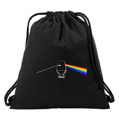 Dark Side Of The Glen Whiskey Bourbon Lover Drinker Drawstring Bag