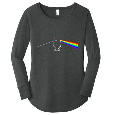 Dark Side Of The Glen Whiskey Bourbon Lover Drinker Women's Perfect Tri Tunic Long Sleeve Shirt
