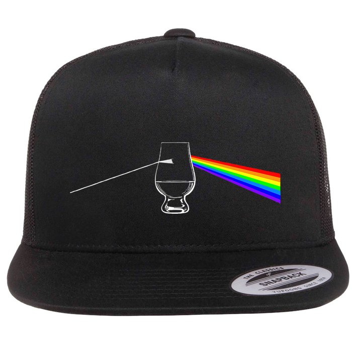 Dark Side Of The Glen Whiskey Bourbon Lover Drinker Flat Bill Trucker Hat