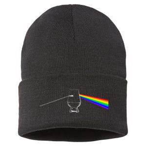 Dark Side Of The Glen Whiskey Bourbon Lover Drinker Sustainable Knit Beanie