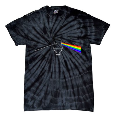 Dark Side Of The Glen Whiskey Bourbon Lover Drinker Tie-Dye T-Shirt