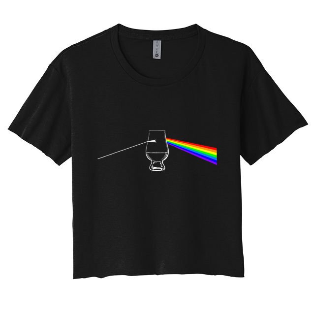 Dark Side Of The Glen Whiskey Bourbon Lover Drinker Crop Top