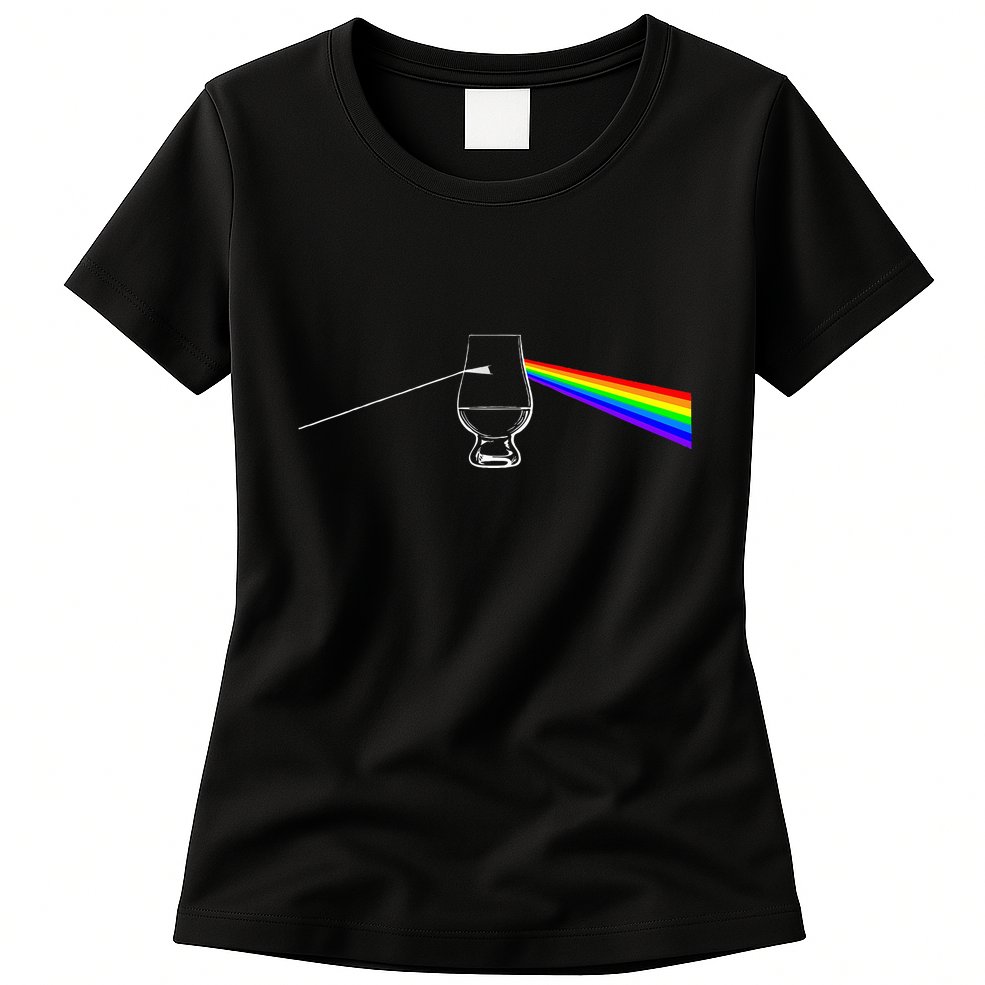 Dark Side Of The Glen Whiskey Bourbon Lover Drinker Womens T-Shirt
