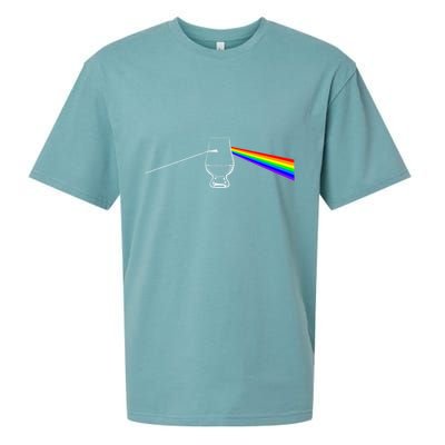Dark Side Of The Glen Whiskey Bourbon Lover Drinker Sueded Cloud Jersey T-Shirt
