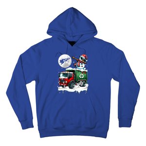 Dabbing Snow On Garbage Truck Christmas Driver Lover Funny Gift Hoodie