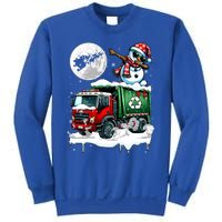 Dabbing Snow On Garbage Truck Christmas Driver Lover Funny Gift Sweatshirt