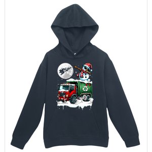 Dabbing Snow On Garbage Truck Christmas Driver Lover Funny Gift Urban Pullover Hoodie