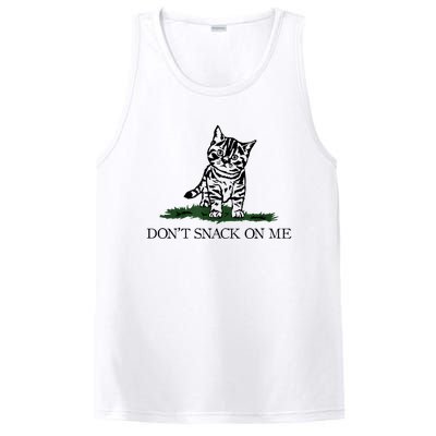 DonT Snack On Me Yellow Cat TheyRe Eating Pets Funny Trump PosiCharge Competitor Tank