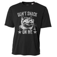 DonT Snack On Me Funny Cat Cooling Performance Crew T-Shirt