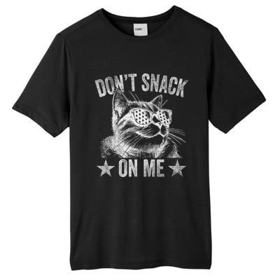 DonT Snack On Me Funny Cat Tall Fusion ChromaSoft Performance T-Shirt