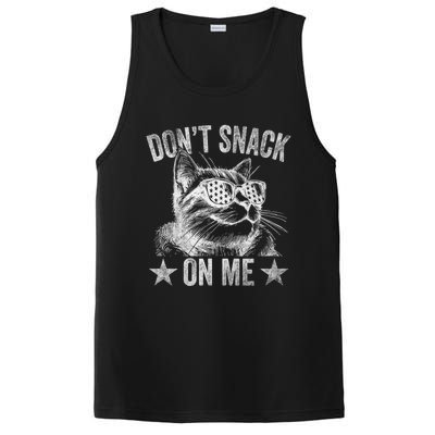 DonT Snack On Me Funny Cat PosiCharge Competitor Tank