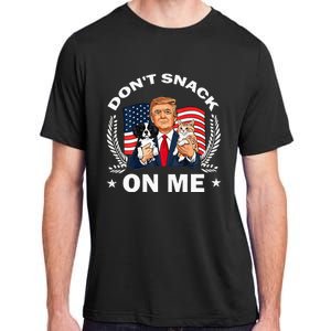 DonT Snack On Me Funny Cat Donald Trump Make Cat Safe Again Adult ChromaSoft Performance T-Shirt