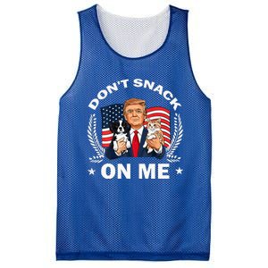 DonT Snack On Me Funny Cat Donald Trump Make Cat Safe Again Mesh Reversible Basketball Jersey Tank