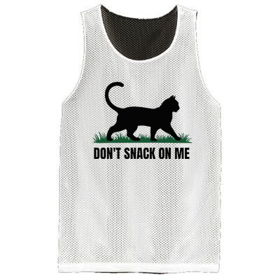 DonT Snack On Me Funny Cat Mesh Reversible Basketball Jersey Tank