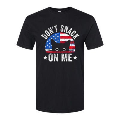 DonT Snack On Me Cat Meme Softstyle® CVC T-Shirt