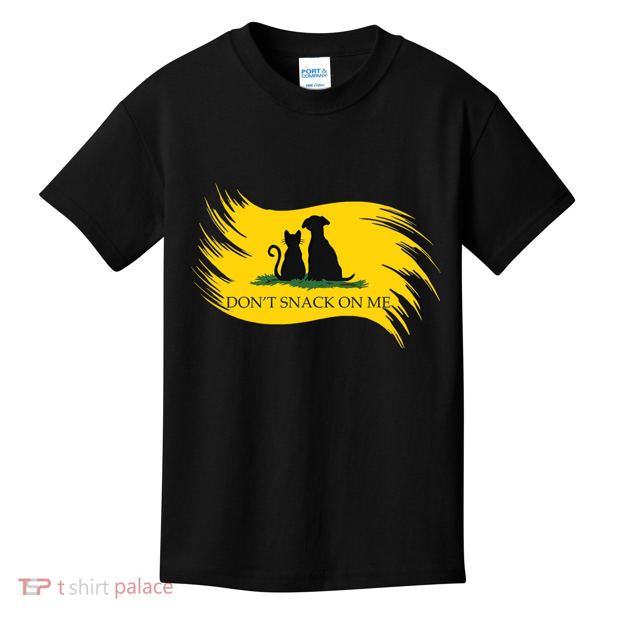 DonT Snack On Me Funny Cats Dogs Pet Kids T-Shirt