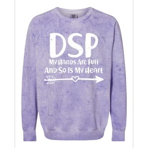 DSP My Hands Are Full Colorblast Crewneck Sweatshirt